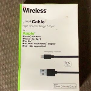 Just wireless USB cable high speed charge & sync